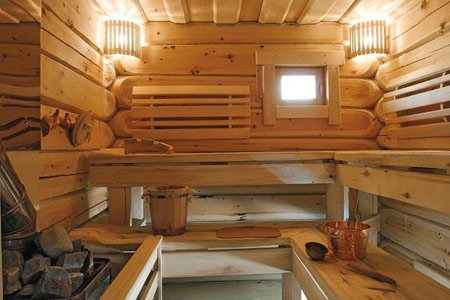 intérieur dans la salle de bain