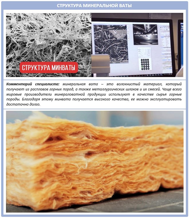 Каква е структурата на минералната вата и защо се убожда?
