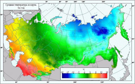 Карта на температурата