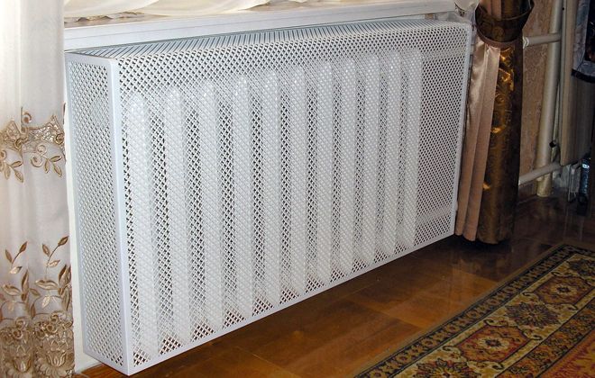 treillis métallique pour le radiateur