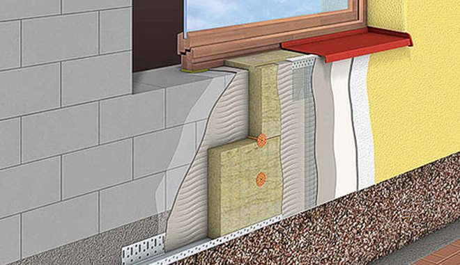 façade humide pour béton cellulaire