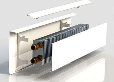 Plinthes pour tuyaux de chauffage