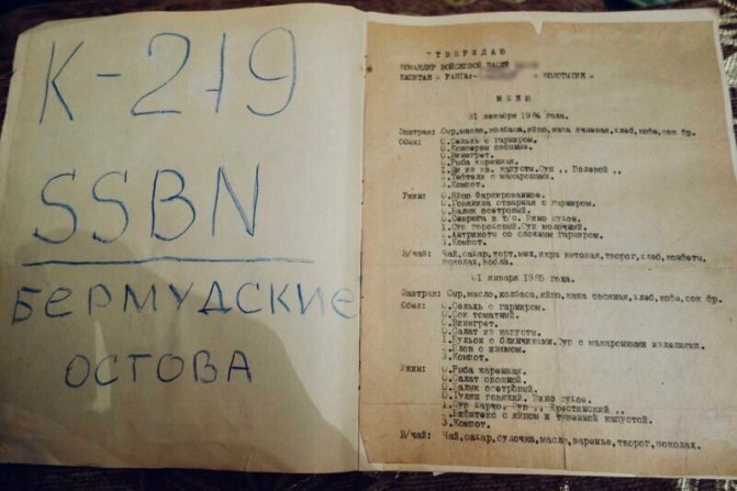 Рядка снимка: Новогодишно меню 1985г