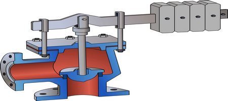 soupape de cargaison à levier