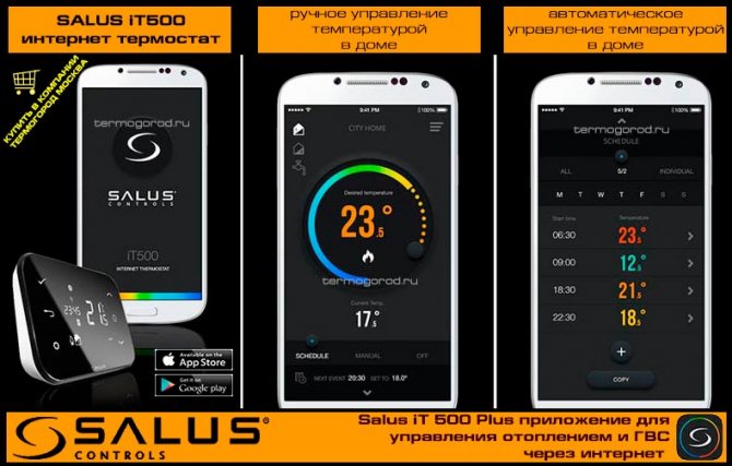 Интернет система за управление на отоплението Salus iT500