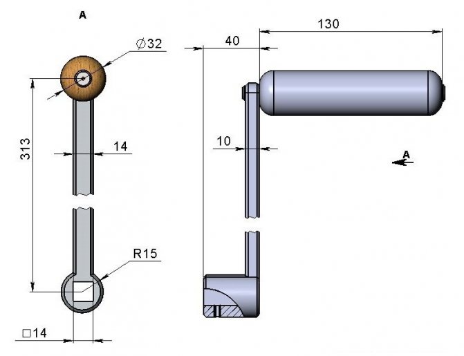 Langkah 4: menjadikan pemegang pivot roller pemacu tengah