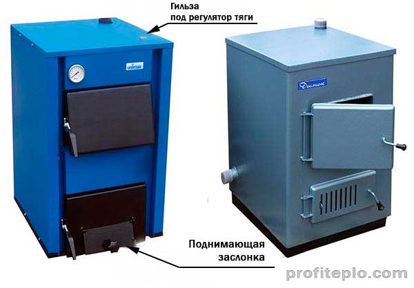 Монтаж и настройка на регулатора на тягата на котел на твърдо гориво